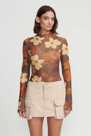 Hansen & Gretel Aire Top | Moss Floral