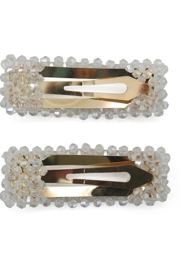 Morgan & Taylor Lorenza Hair Clip Set | Crystal