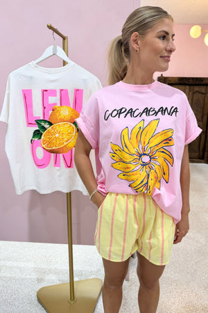 Chosen By Fifi & Annie Copacabana T-Shirt Set | Pink