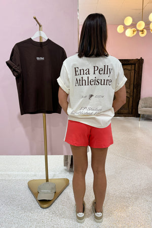 Ena Pelly Leisure Studios Tee | Ecru