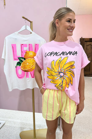 Chosen By Fifi & Annie Copacabana T-Shirt Set | Pink