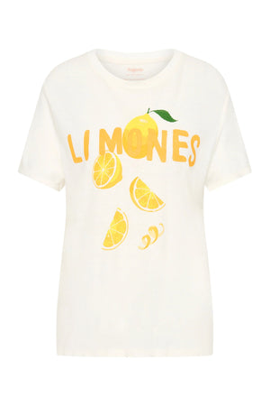 Auguste The Label Lemons Classic Tee | White