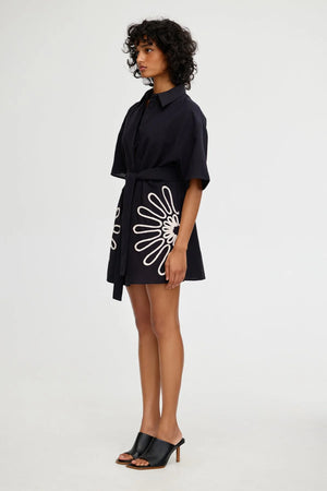 Significant Other Tara Shirt Dress | Black