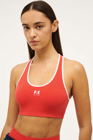 P.E Nation Restore Seamless Sports Bra | Poppy Red