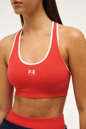 P.E Nation Restore Seamless Sports Bra | Poppy Red