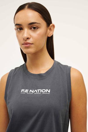 P.E Nation Shuffle Tank | Marine Blue