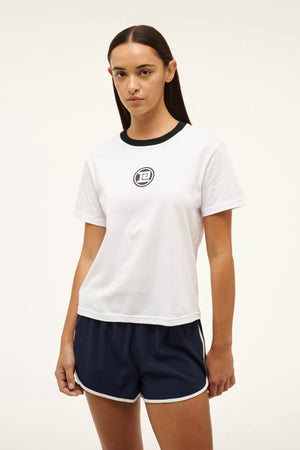 P.E Nation Sportive Short Sleeve Tee | Optic White