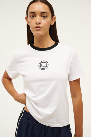 P.E Nation Sportive Short Sleeve Tee | Optic White