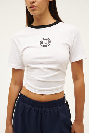 P.E Nation Sportive Short Sleeve Tee | Optic White