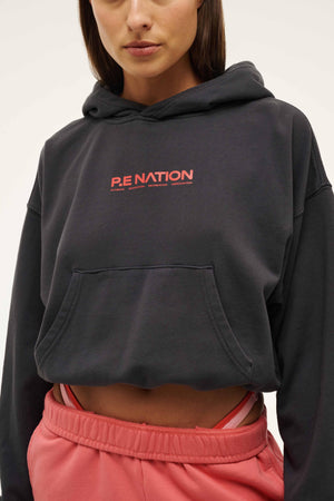 P.E Nation Transition Hoodie | Washed Marine Blue