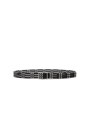 C&M Camilla & Marc Permo Belt | Black / Silver