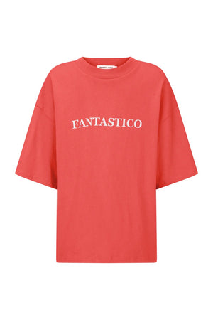 Araminta James Fantastico Tee | Lobster Red