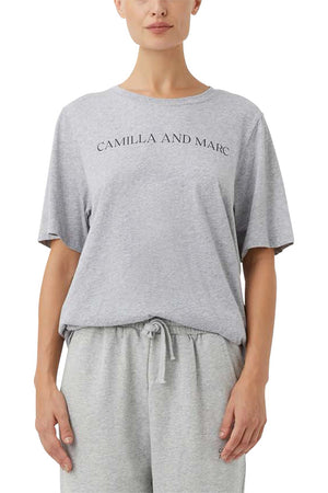 C&M Camilla & Marc Asher Tee | Grey Marle / Black