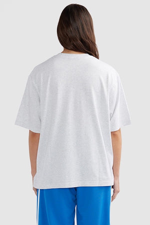 Ena Pelly Classic Collegiate Tee | White Marle