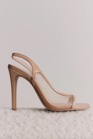 Lana Wilkinson Giselle Mesh Heel | Beige