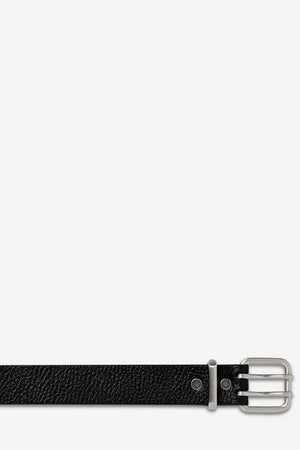 Status Anxiety Barely Moving Belt  | Black/Silver