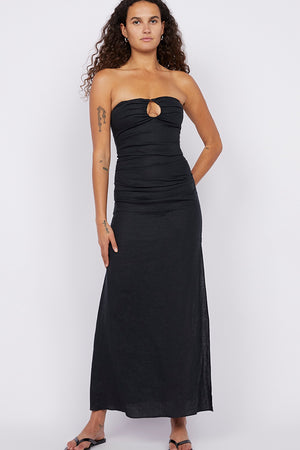 Bec + Bridge Marianna Strapless Dress | Black