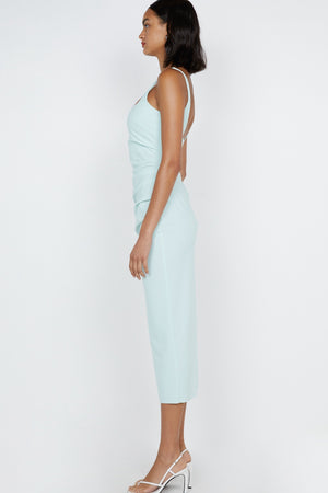 Bec + Bridge Aveline Tuck Midi Dress | Ocean Mist