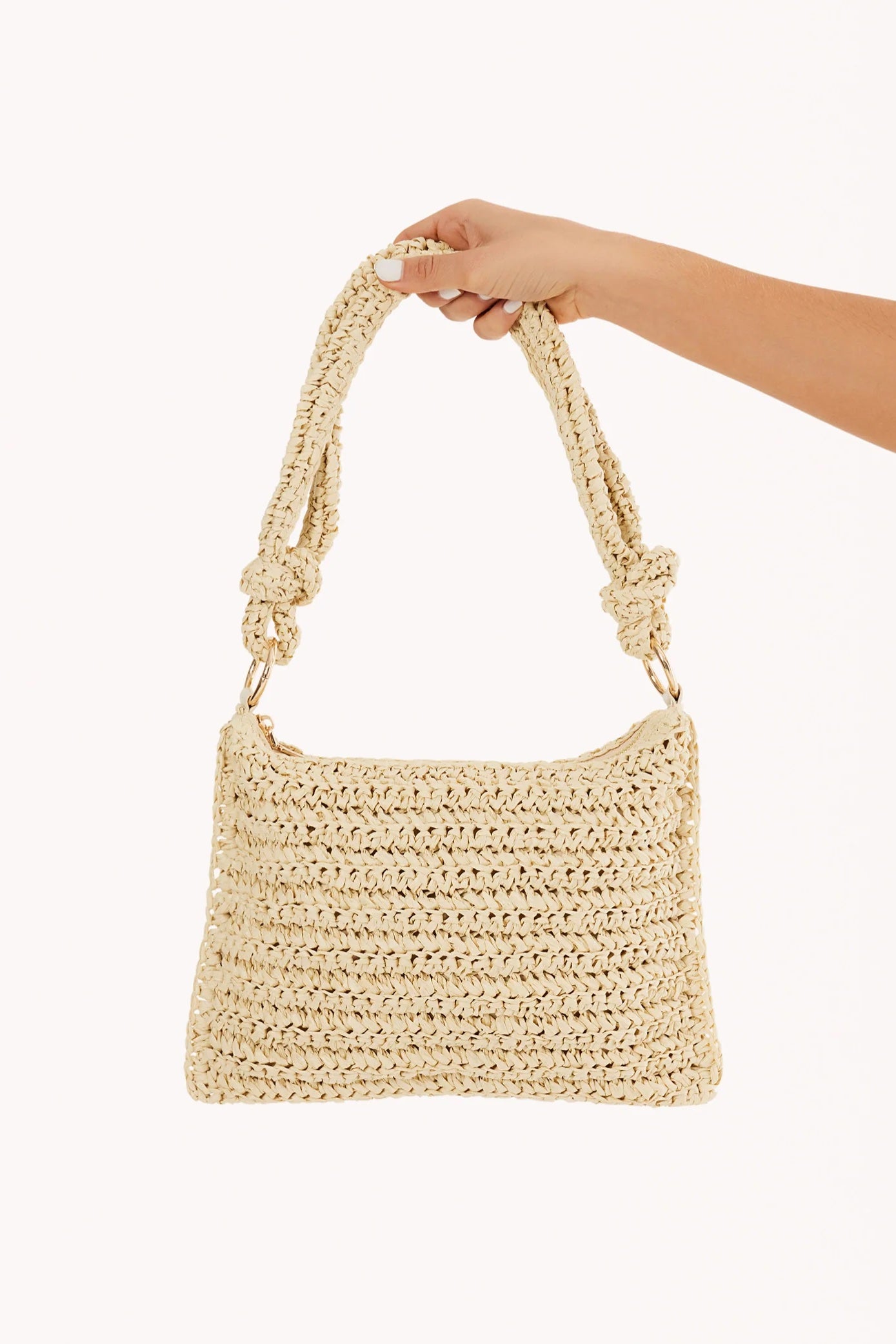 Billini Aquila Shoulder Bag | Natural Raffia