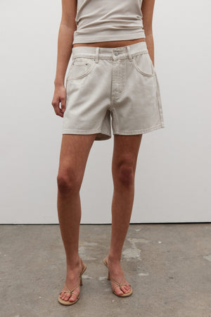 Bayse Denim Maui Short | Stone