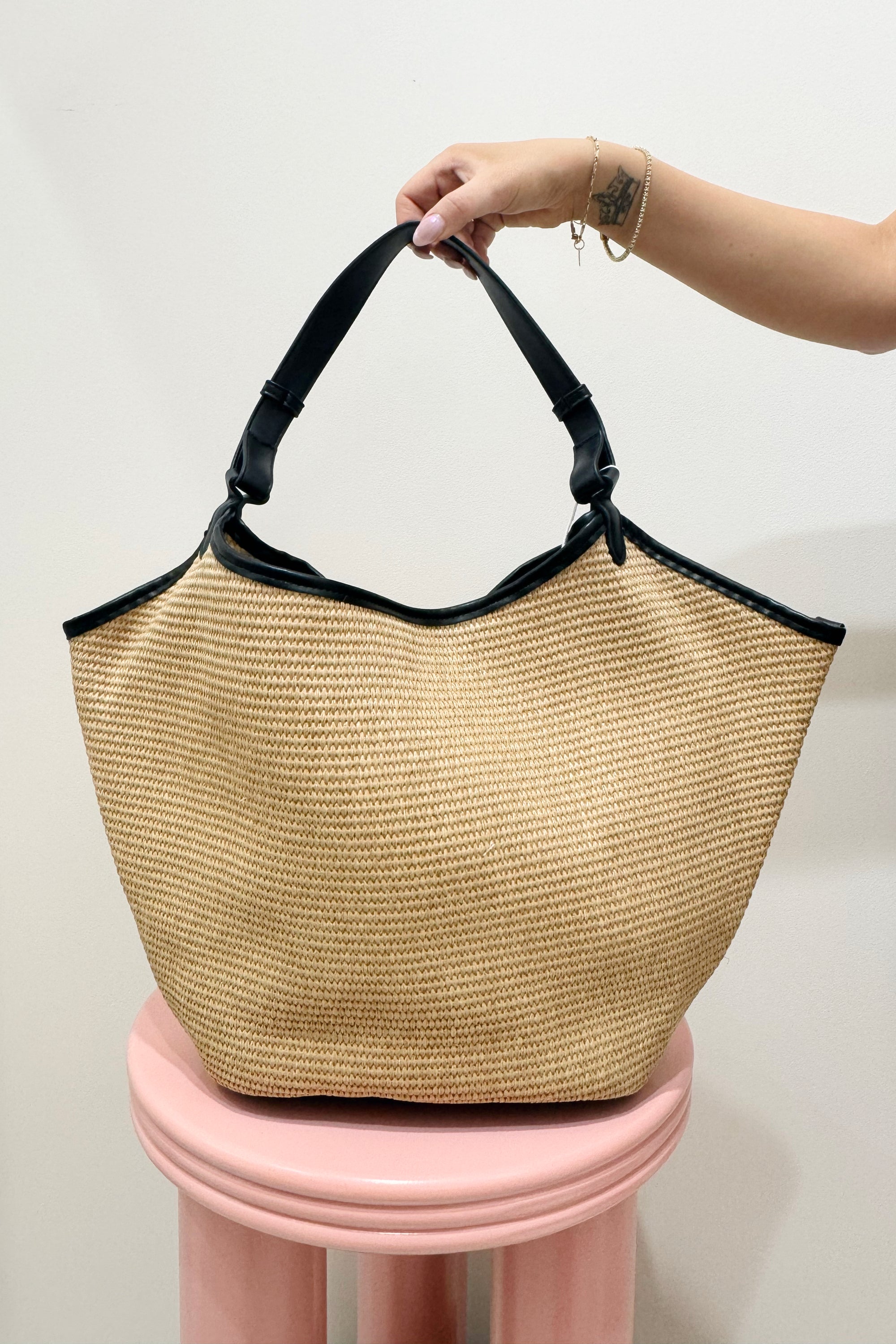 Billini Sarah Shoulder Bag | Natural Raffia