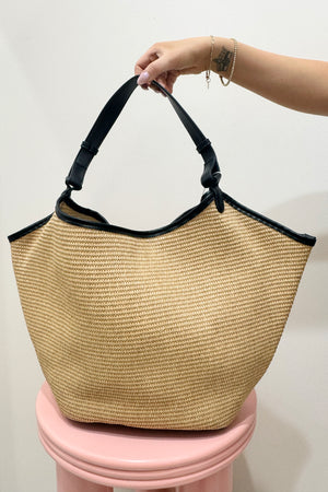 Billini Sarah Shoulder Bag | Natural Raffia