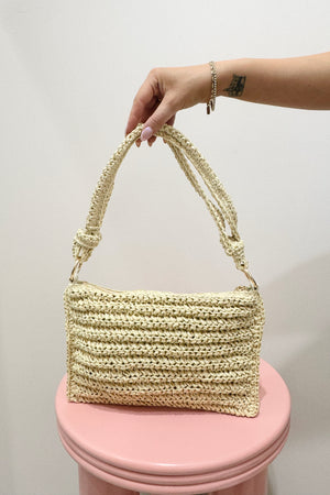 Billini Aquila Shoulder Bag | Natural Raffia