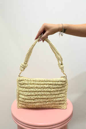 Billini Aquila Shoulder Bag | Natural Raffia