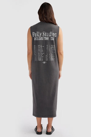 Ena Pelly International Studios Tank Dress | Faded Black