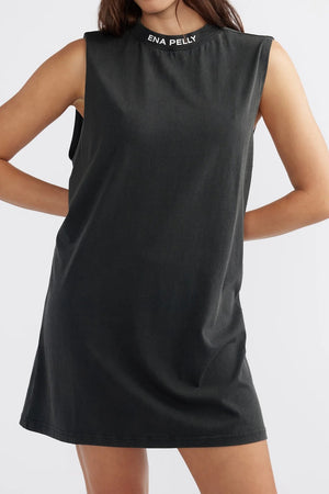 Ena Pelly Kylie Tank Dress | Washed Black