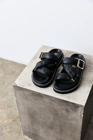 Hael & Jax Mimosa Slide | Black