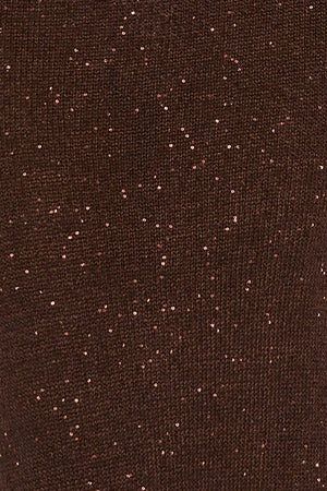 Bec + Bridge Delfina Sequin Halter Top | Chocolate