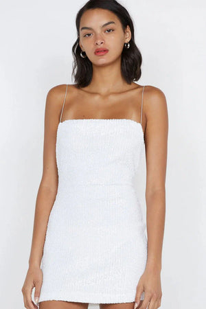 Bec + Bridge Aaliyah Sequin Mini Dress | White