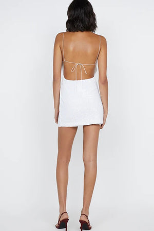 Bec + Bridge Aaliyah Sequin Mini Dress | White