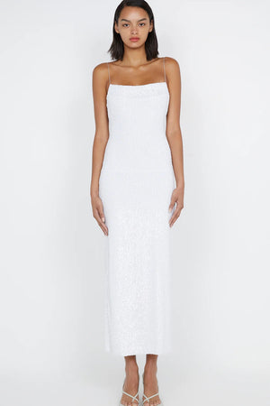 Bec + Bridge Aaliyah Sequin Maxi Dress | White