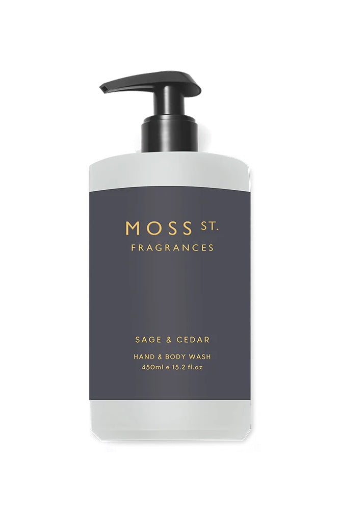 Moss St. Fragrances Hand & Body Wash | Sage & Cedar