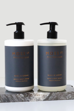 Moss St. Fragrances Hand & Body Wash | Sage & Cedar