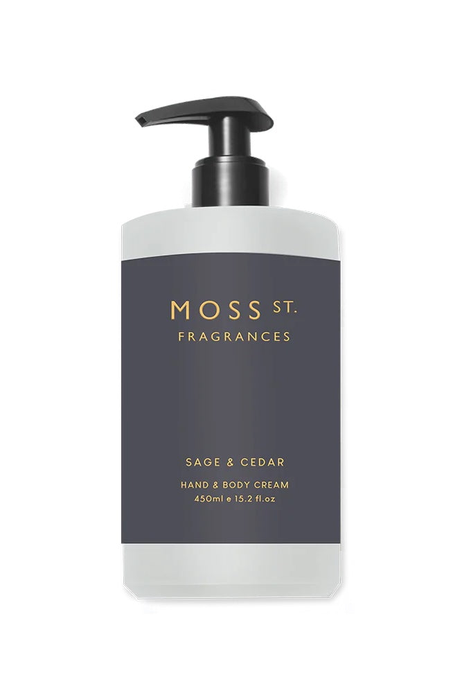 Moss St. Fragrances Hand & Body Cream | Sage & Cedar