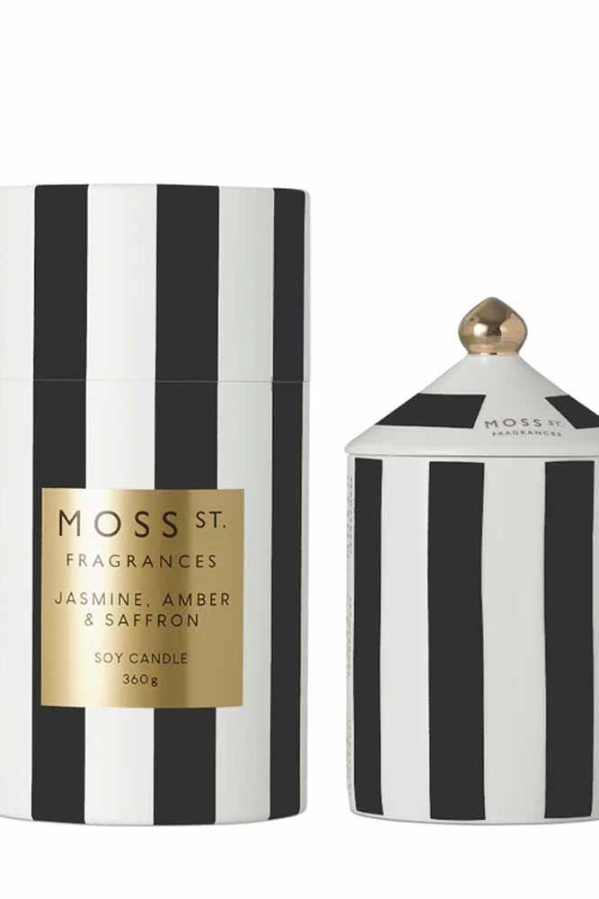 Moss St. Fragrances Ceramic | Jasmine, Amber & Safron