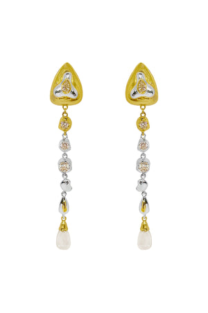 Mountain & Moon Estelle Earrings | Gold