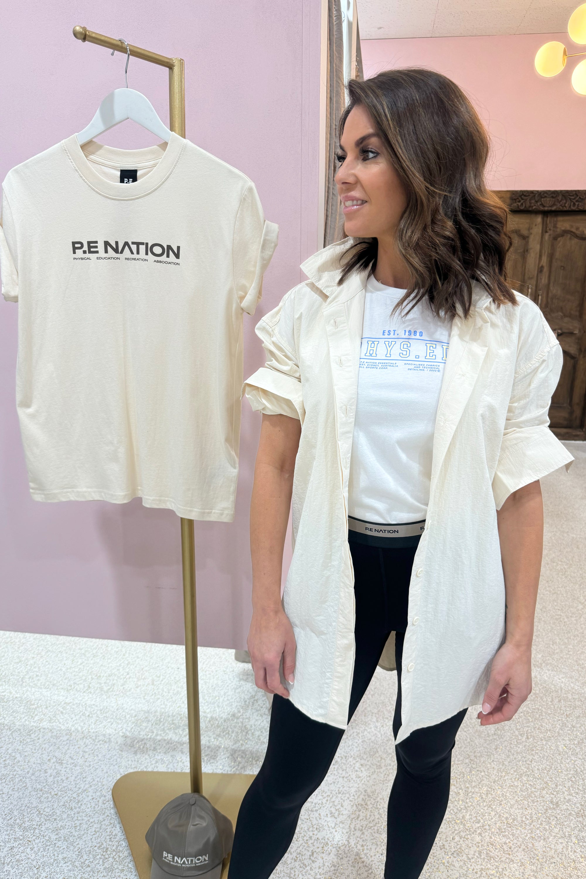 P.E Nation Avant Shirt | Whisper White