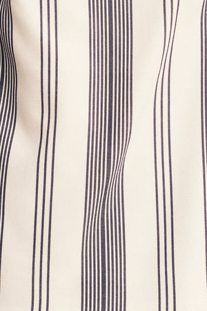 Shona Joy Harlow Shorts | Ivory / Navy Stripe