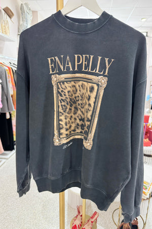 Ena Pelly Revere Sweatshirt | Vintage Black