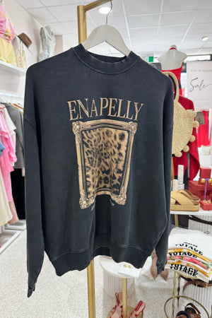 Ena Pelly Revere Sweatshirt | Vintage Black