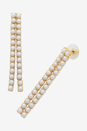 Liberte Garland Pearl Earring | Gold