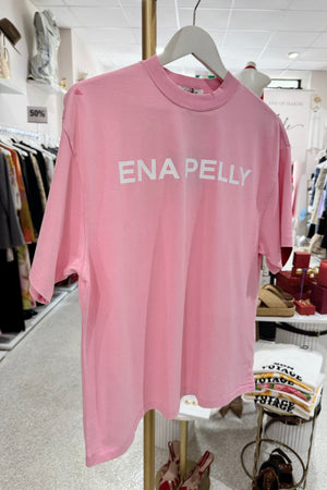 Ena Pelly Chloe Oversized Tee | Washed Pink