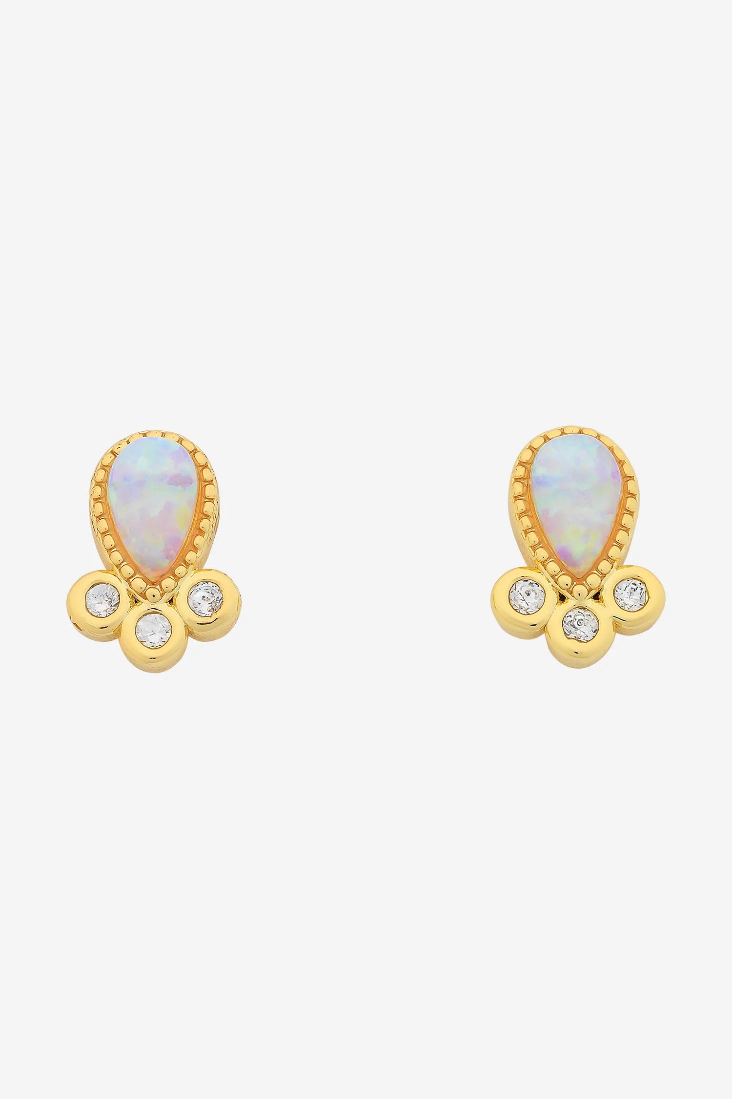 Liberte Lucy Gold Earring | Opal