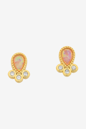 Liberte Lucy Gold Earring | Pink