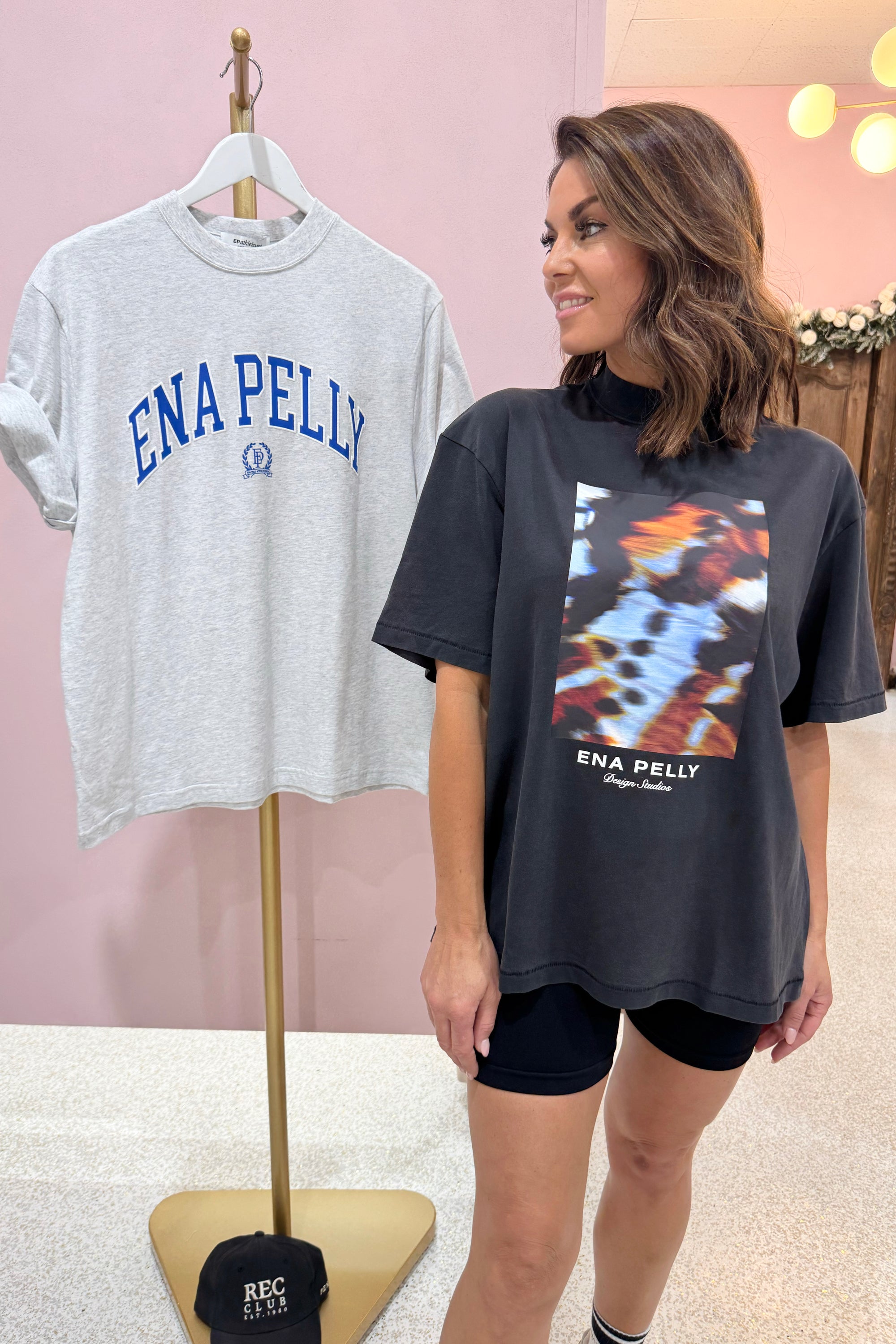 Ena Pelly Papillon Tee | Vintage Black