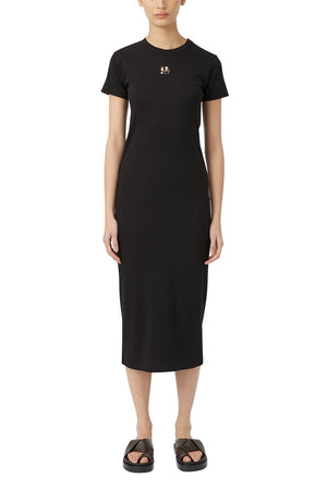 C&M Camilla & Marc Bloom Embroidered Dress | Black